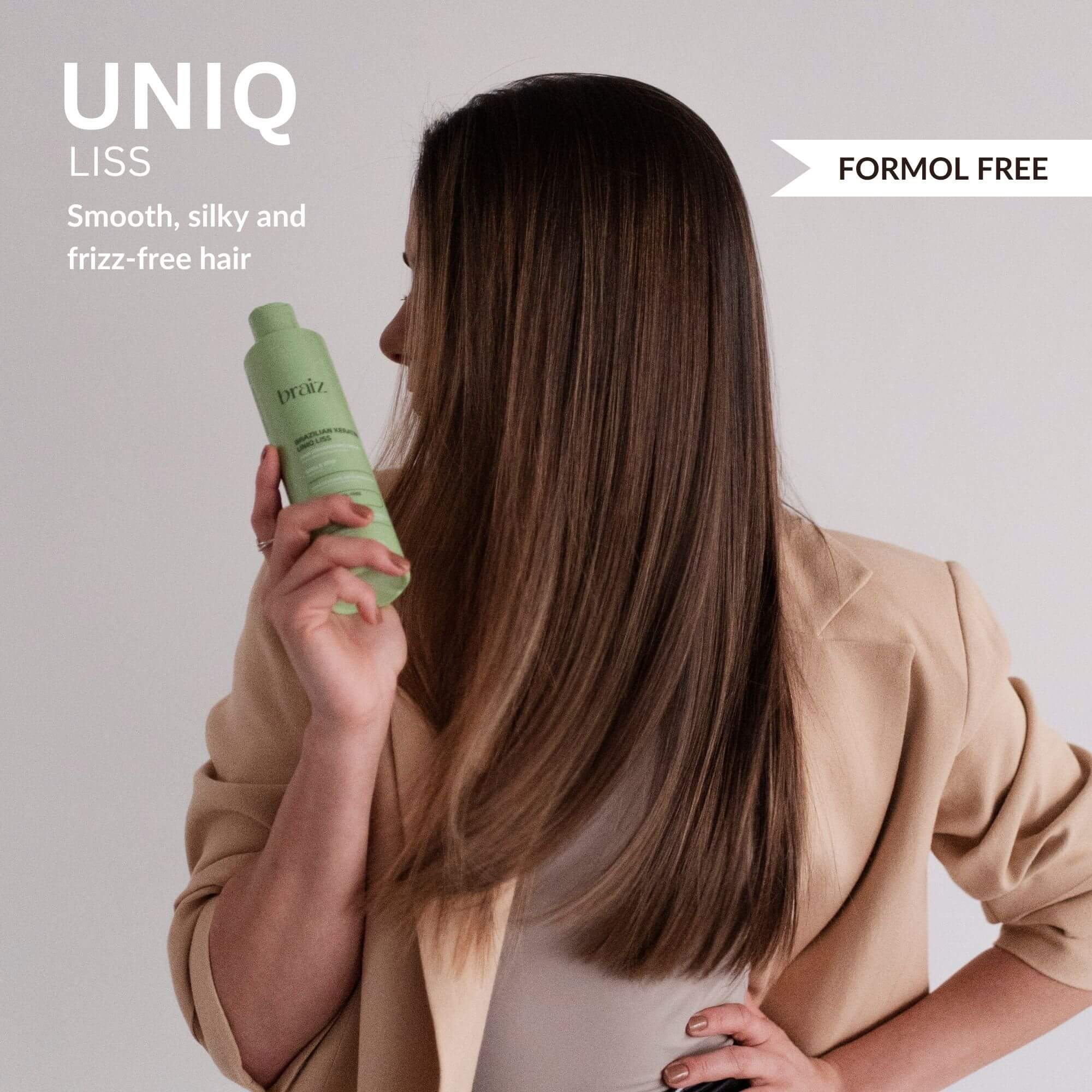 Uniq Liss Braíz - Alisamento Sem Formol - 1L