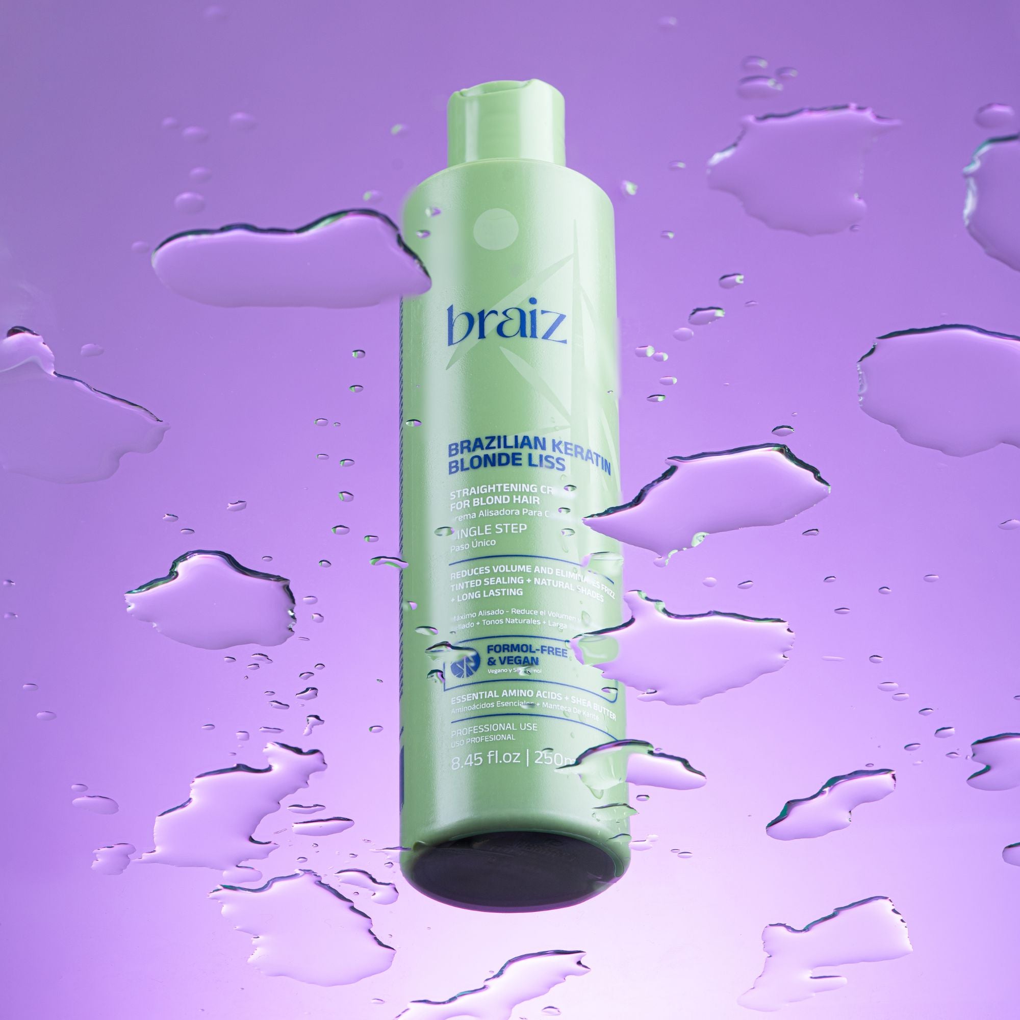 Blonde Liss Braíz - Alisamento Sem Formol para Cabelos Loiros - 1L