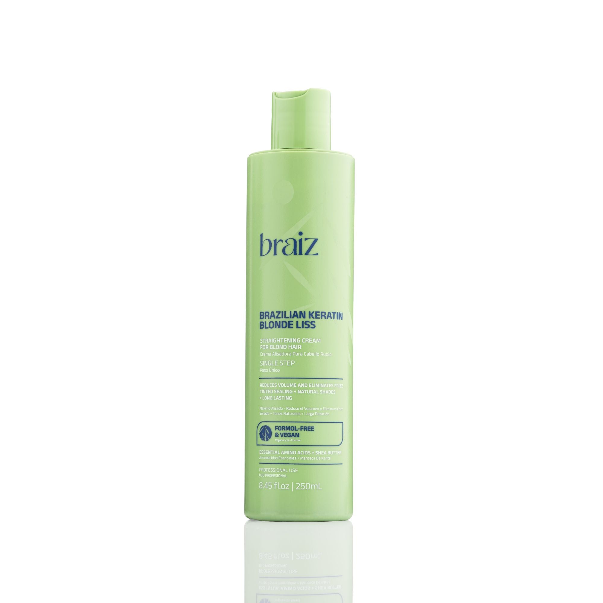 Blonde Liss Braíz - Alisamento Sem Formol para Cabelos Loiros - 250ml